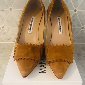 Manolo Blahnik  Nude Heels